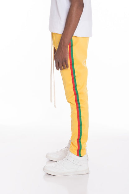 RASTA TAPED TRACK PANTS