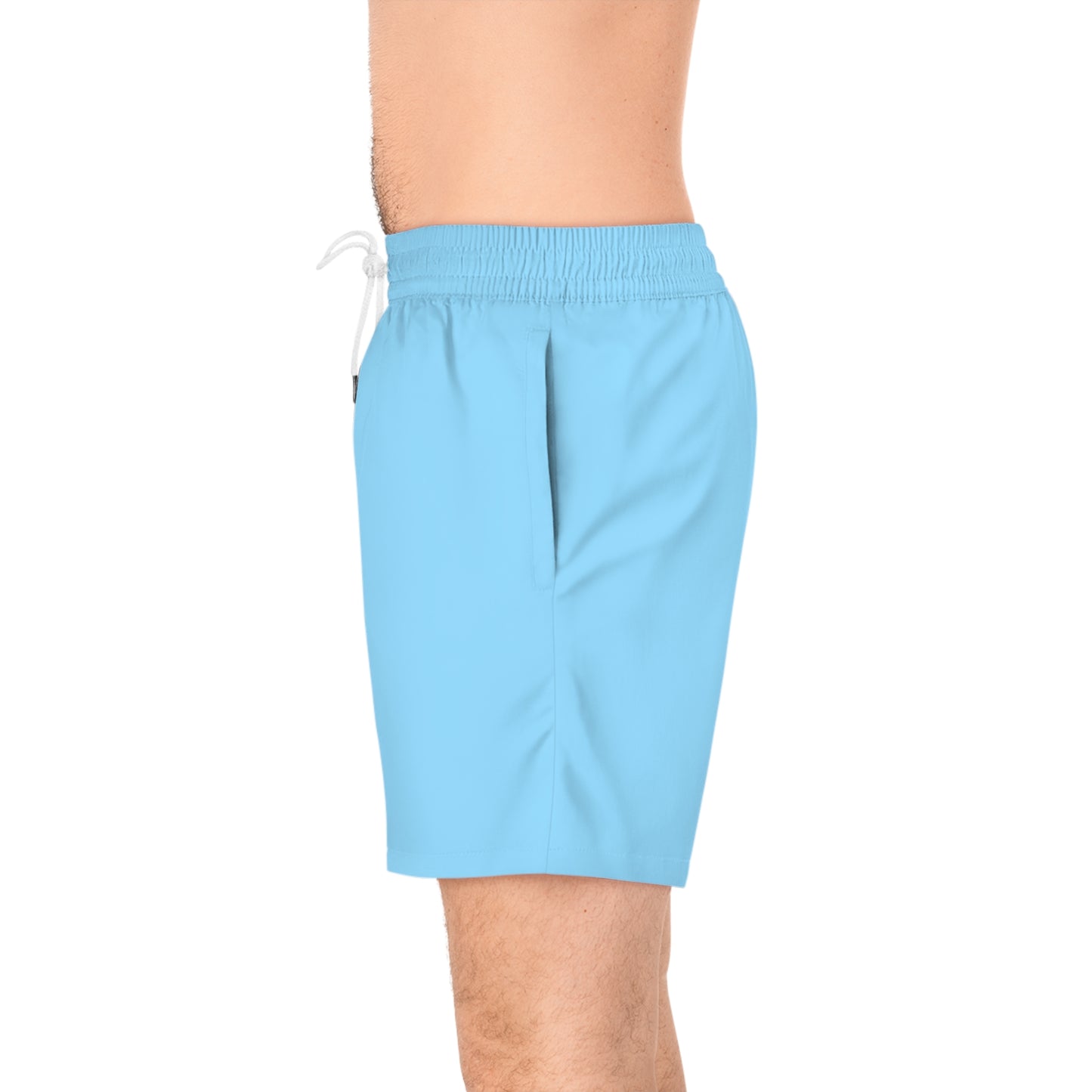 WOLFGANG Men's Mid-Length Swim Shorts (AOP)