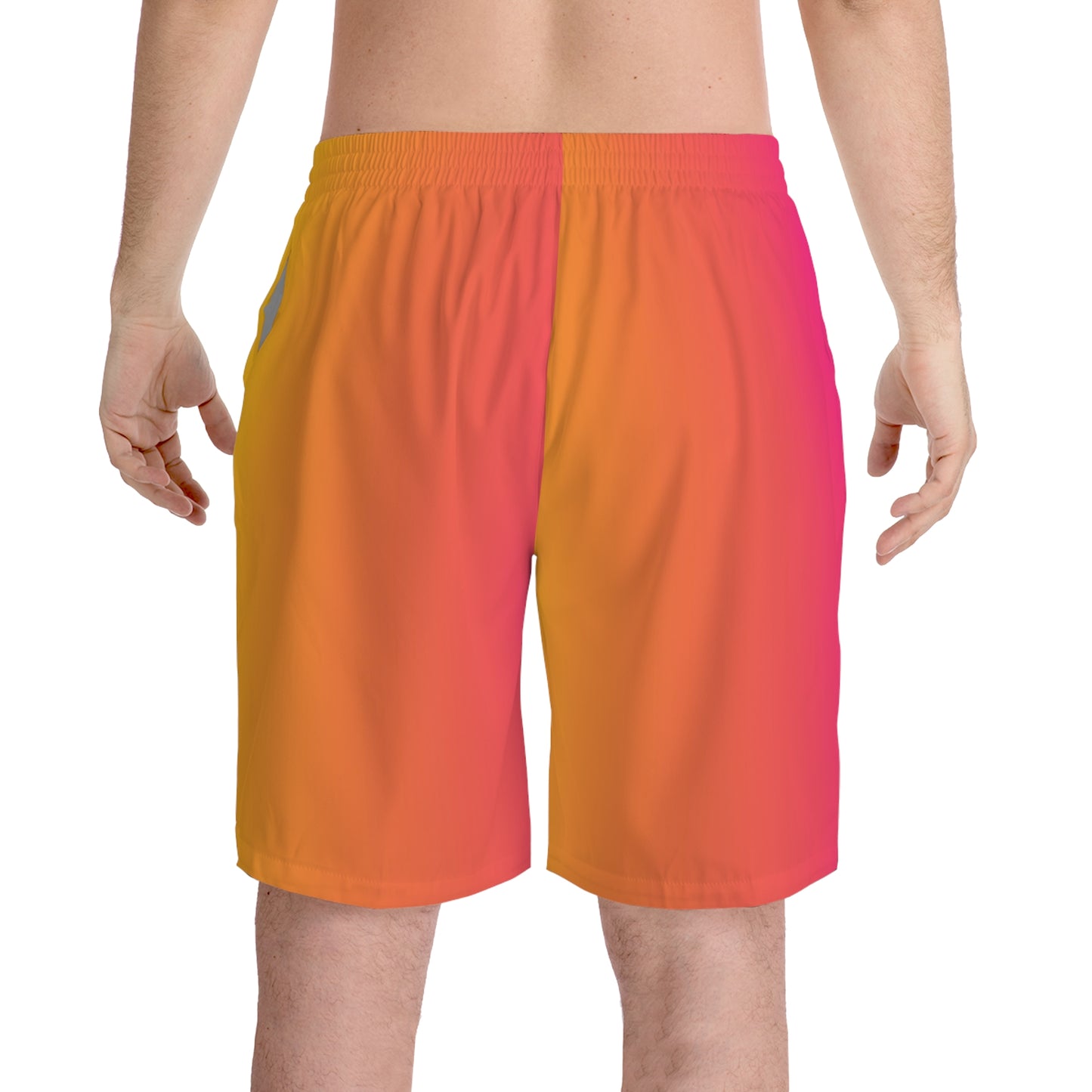 WOLFGANG Men's Elastic Beach Shorts (AOP)