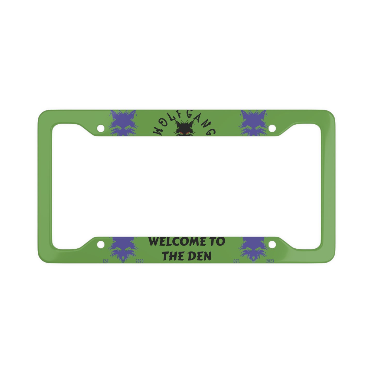 WOLFGANG License Plate Frame