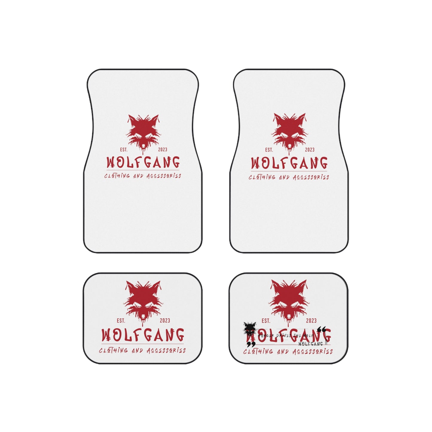 WOLFGANG Car Mats (Set of 4)