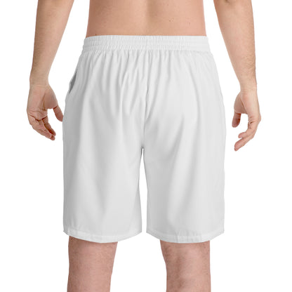 WOLFGANG Men's Elastic Beach Shorts (AOP)