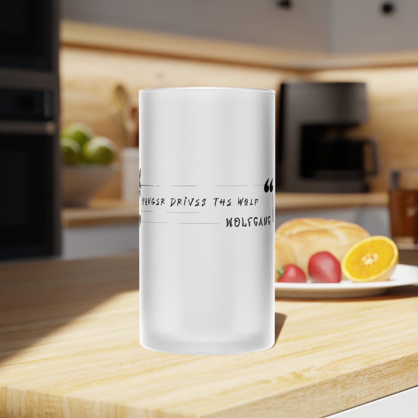 WOLFGANG Frosted Glass Beer Mug