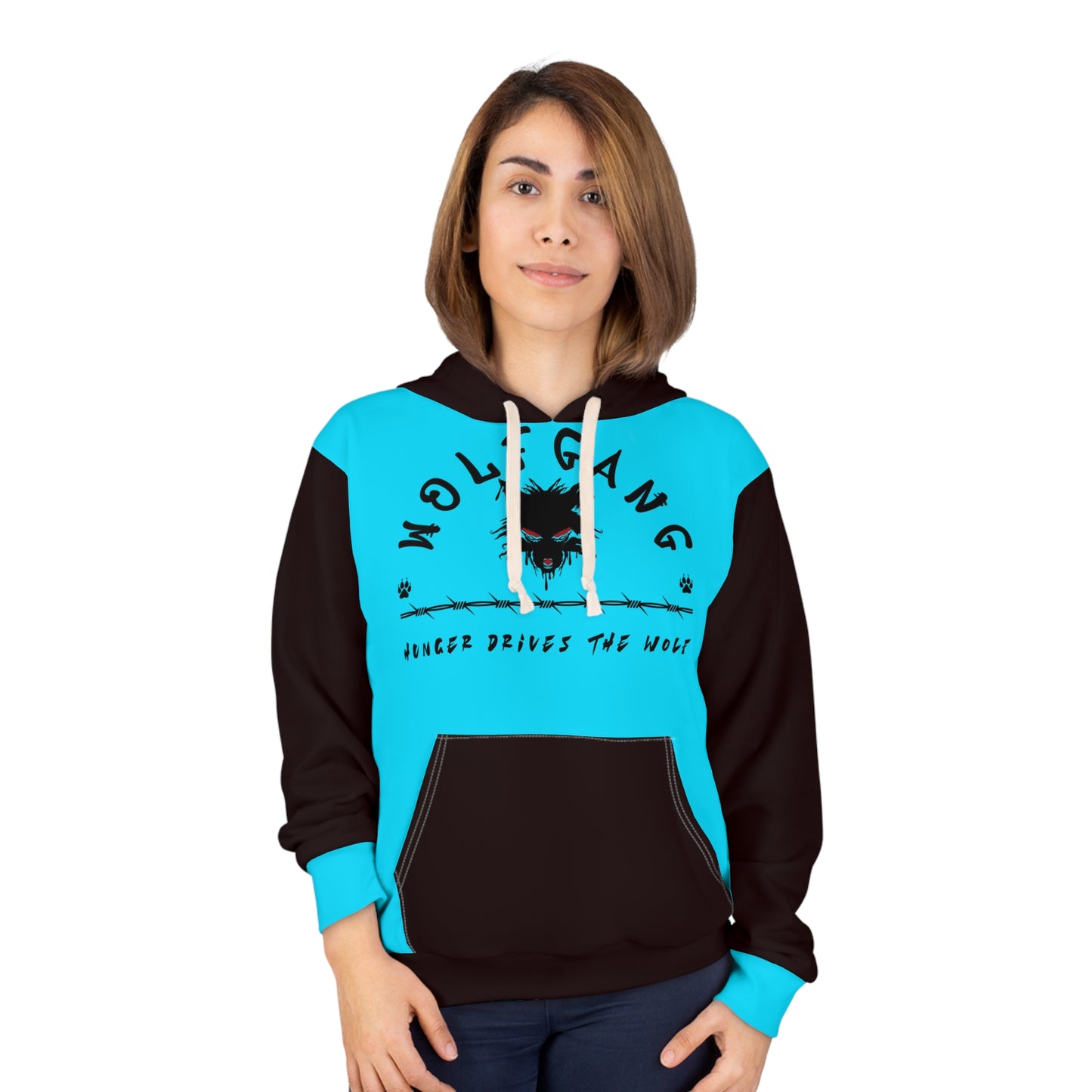 WOLFGANG Unisex Pullover Hoodie (AOP)