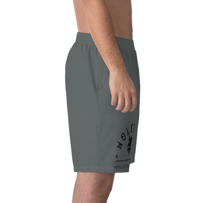 WOLFGANG Men's Elastic Beach Shorts (AOP)