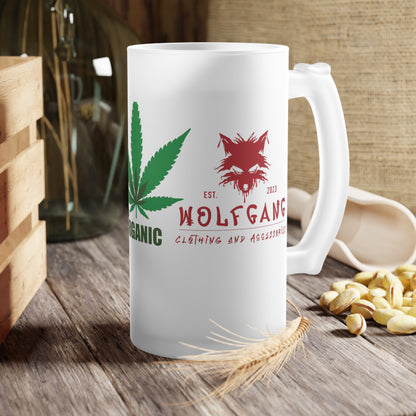 WOLFGANG Frosted Glass Beer Mug