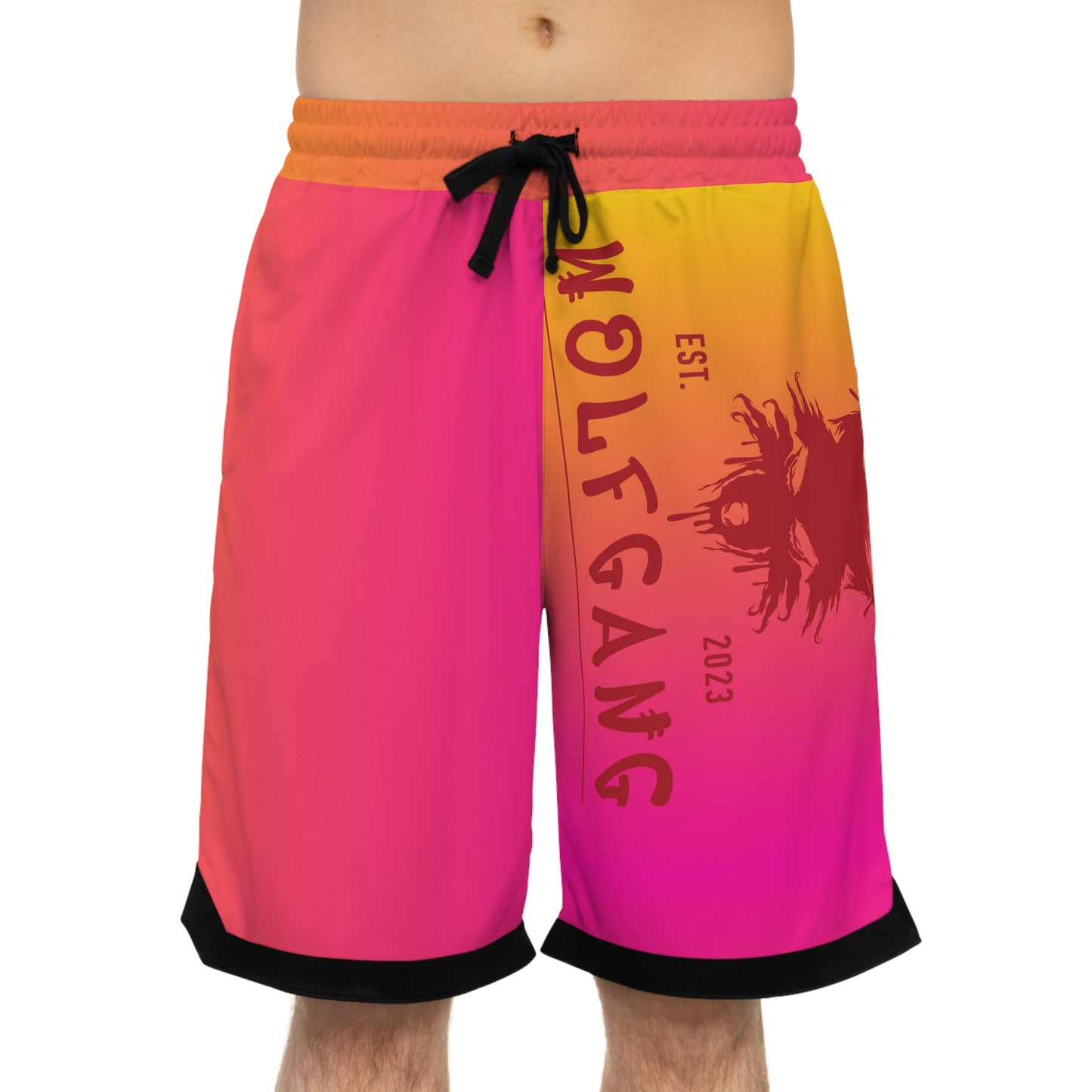 WOLFGANG Basketball Rib Shorts (AOP)