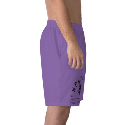 WOLFGANG Men's Elastic Beach Shorts (AOP)