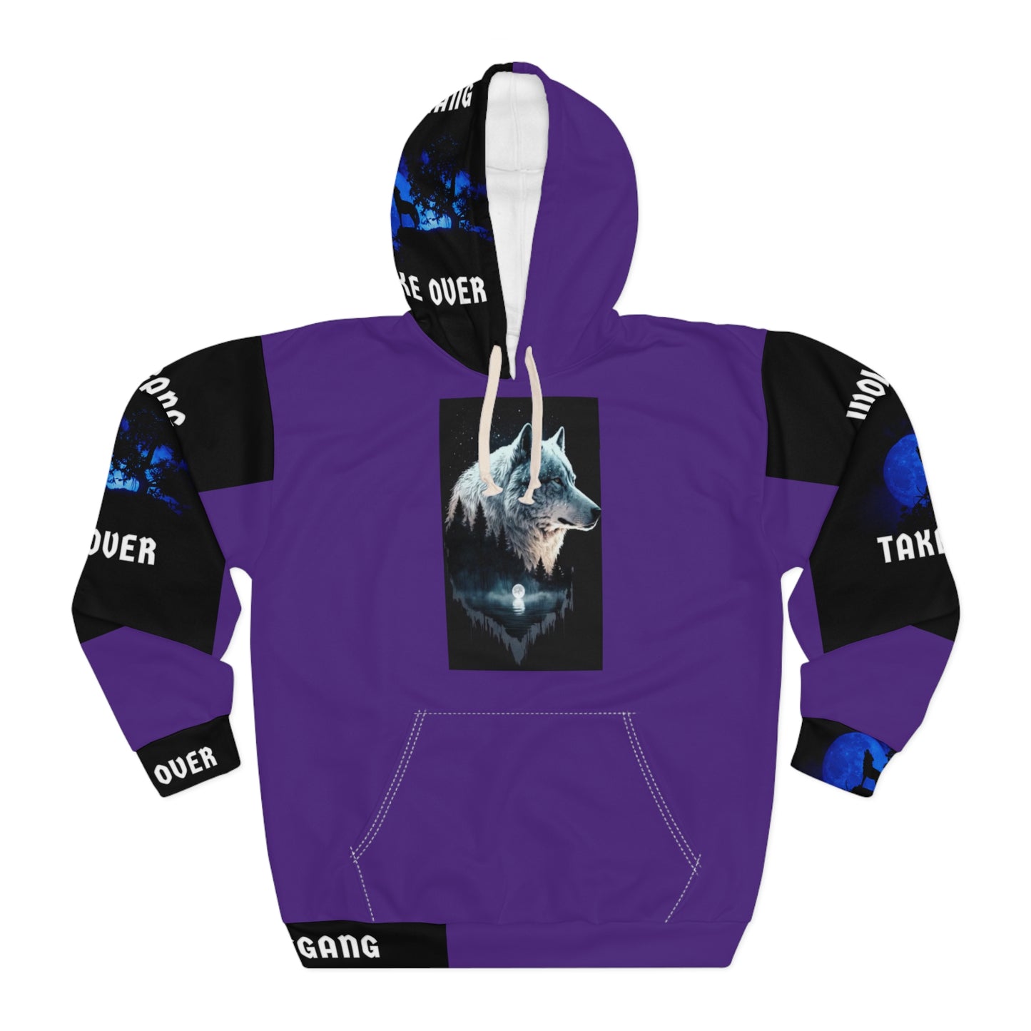 WOLFGANG Unisex Pullover Hoodie (AOP)