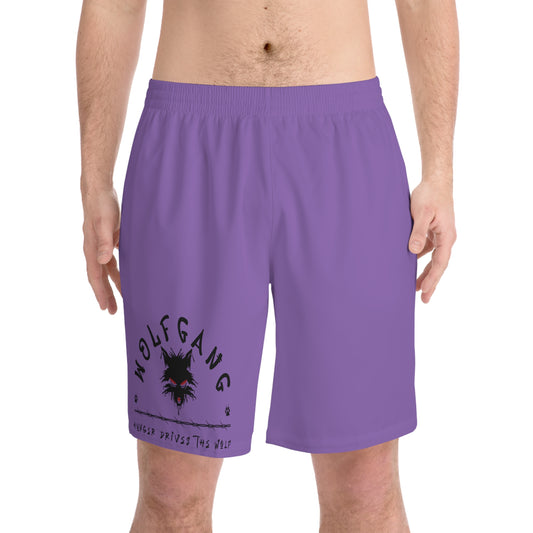 WOLFGANG Men's Elastic Beach Shorts (AOP)