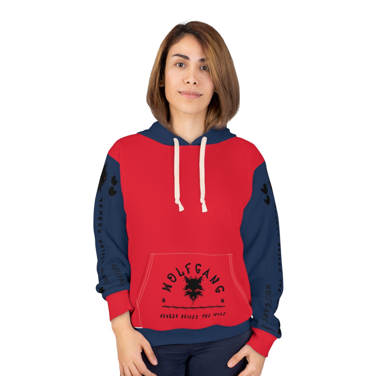 WOLFGANG Unisex Pullover Hoodie (AOP)