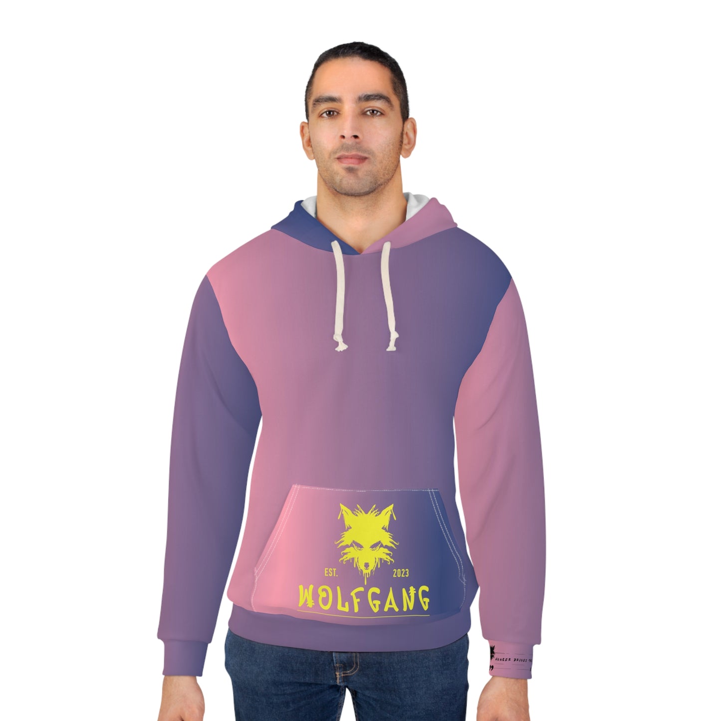 WOLFGANG Unisex Pullover Hoodie (AOP)