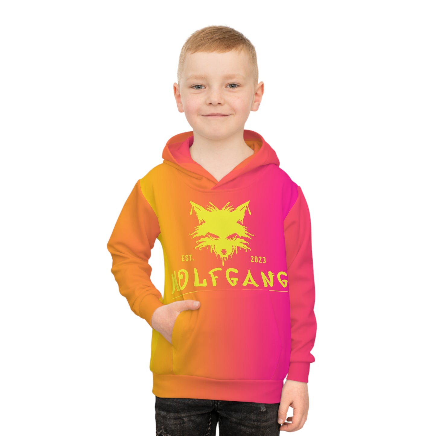 WOLFGANG Children's Hoodie (AOP)