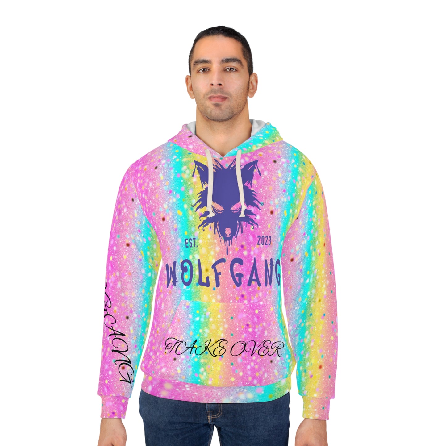 WOLFGANG Unisex Pullover Hoodie (AOP)