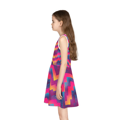 WOLFGANG Girls' Sleeveless (AOP) kids youth