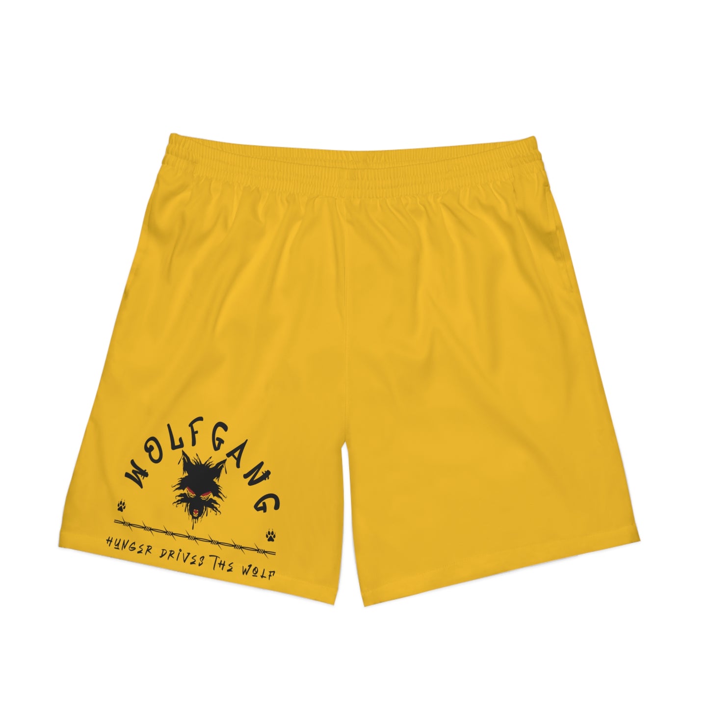 WOLFGANG Men's Elastic Beach Shorts (AOP)