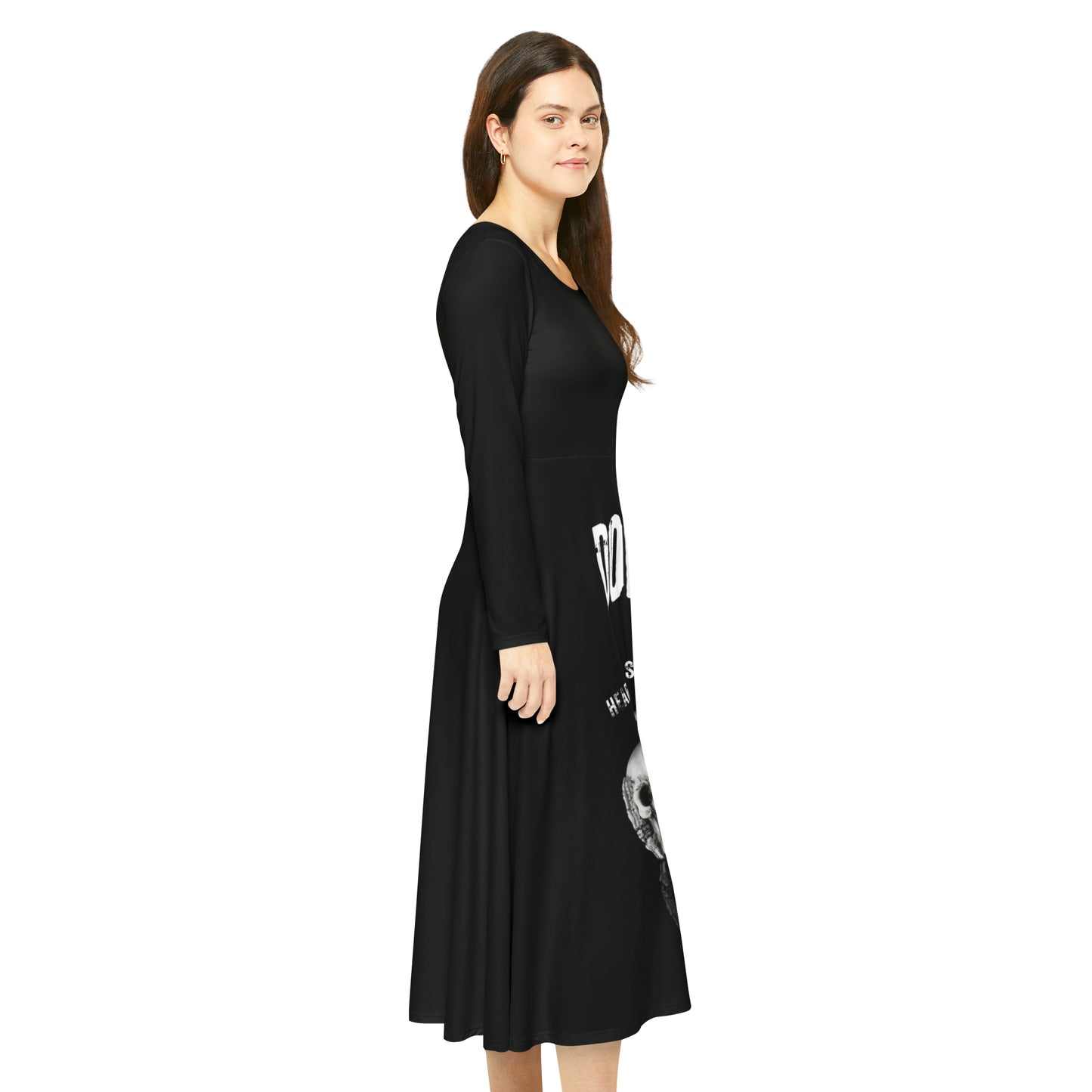 WOLFGANG Women's Long Sleeve Dance Dress (AOP)