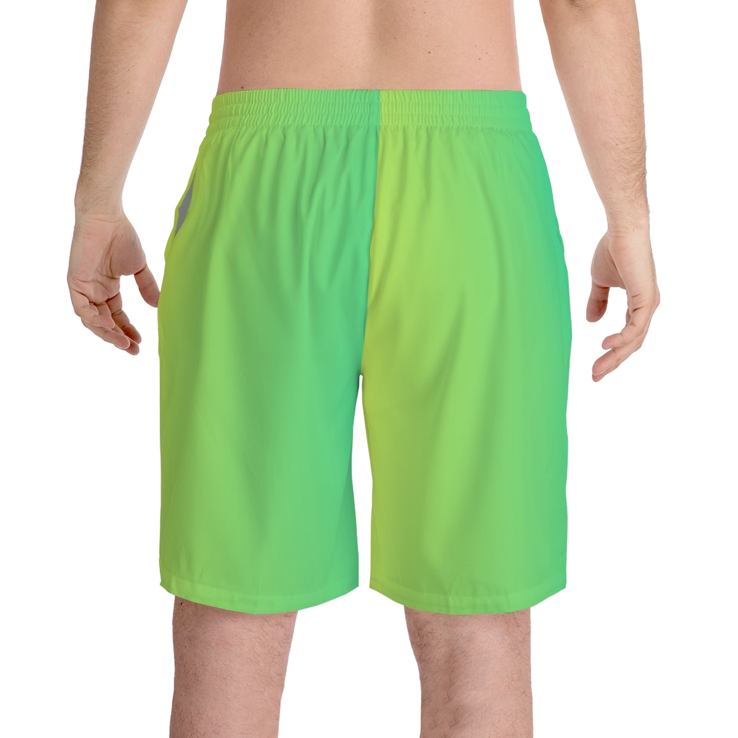 WOLFGANG Men's Elastic Beach Shorts (AOP)