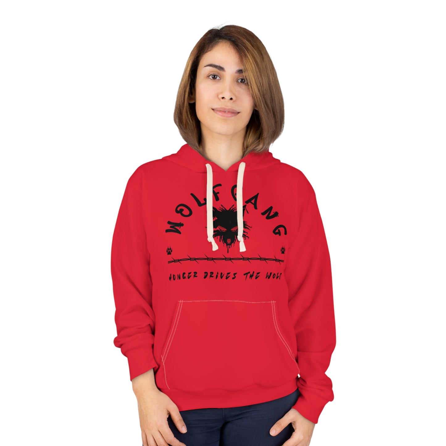 WOLFGANG Unisex Pullover Hoodie (AOP)