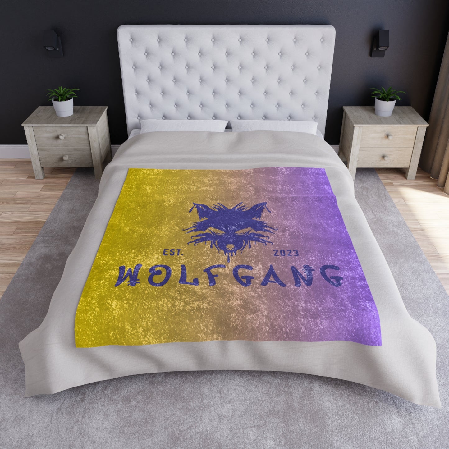 WOLFGANG Crushed Velvet Blanket