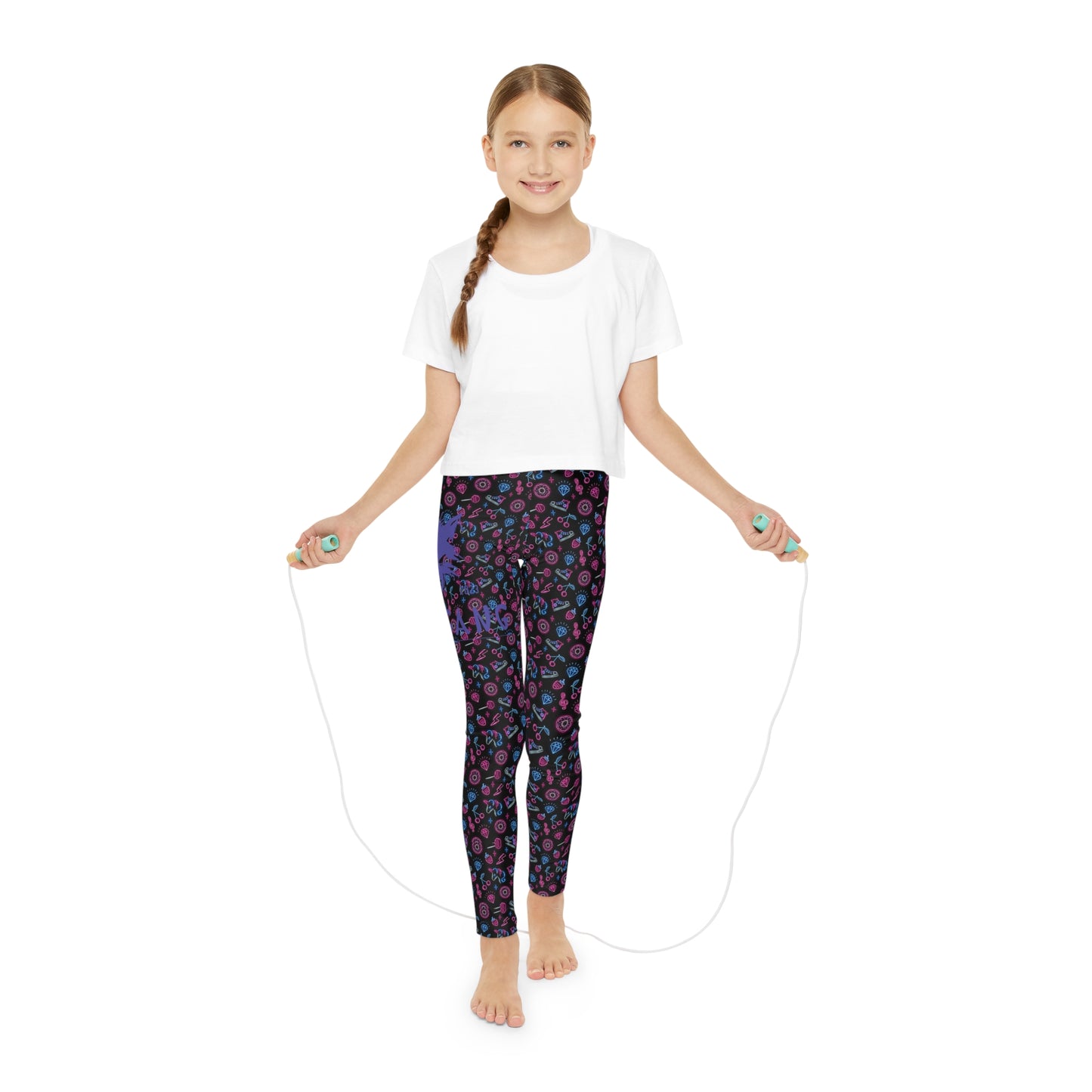 WOLFGANG Youth Full-Length Leggings (AOP)