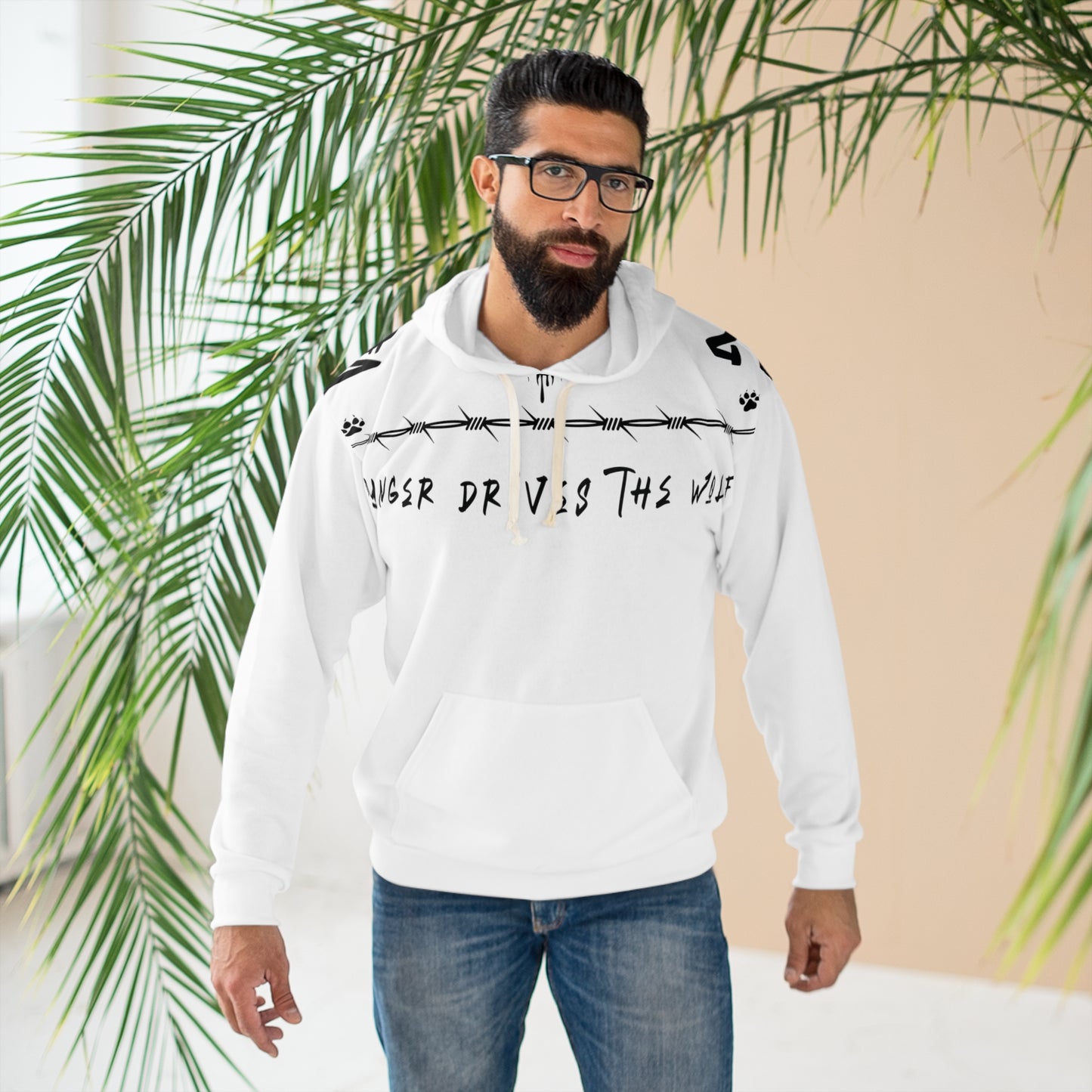 WOLFGANG Unisex Pullover Hoodie (AOP)