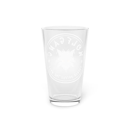 Wolfgang Pint Glass, 16oz