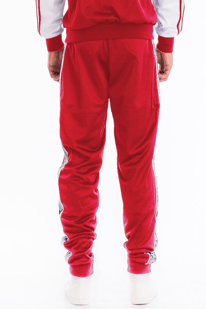 Weiv Mens Snake Side Tape Jogger Pants