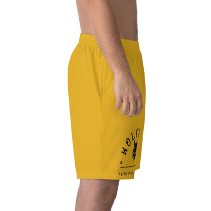 WOLFGANG Men's Elastic Beach Shorts (AOP)