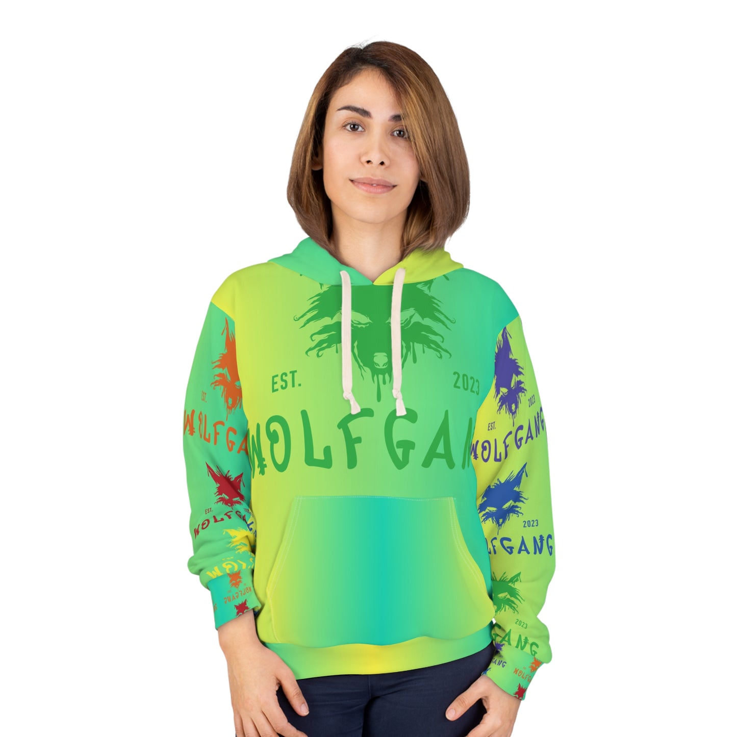 WOLFGANG Unisex Pullover Hoodie (AOP)