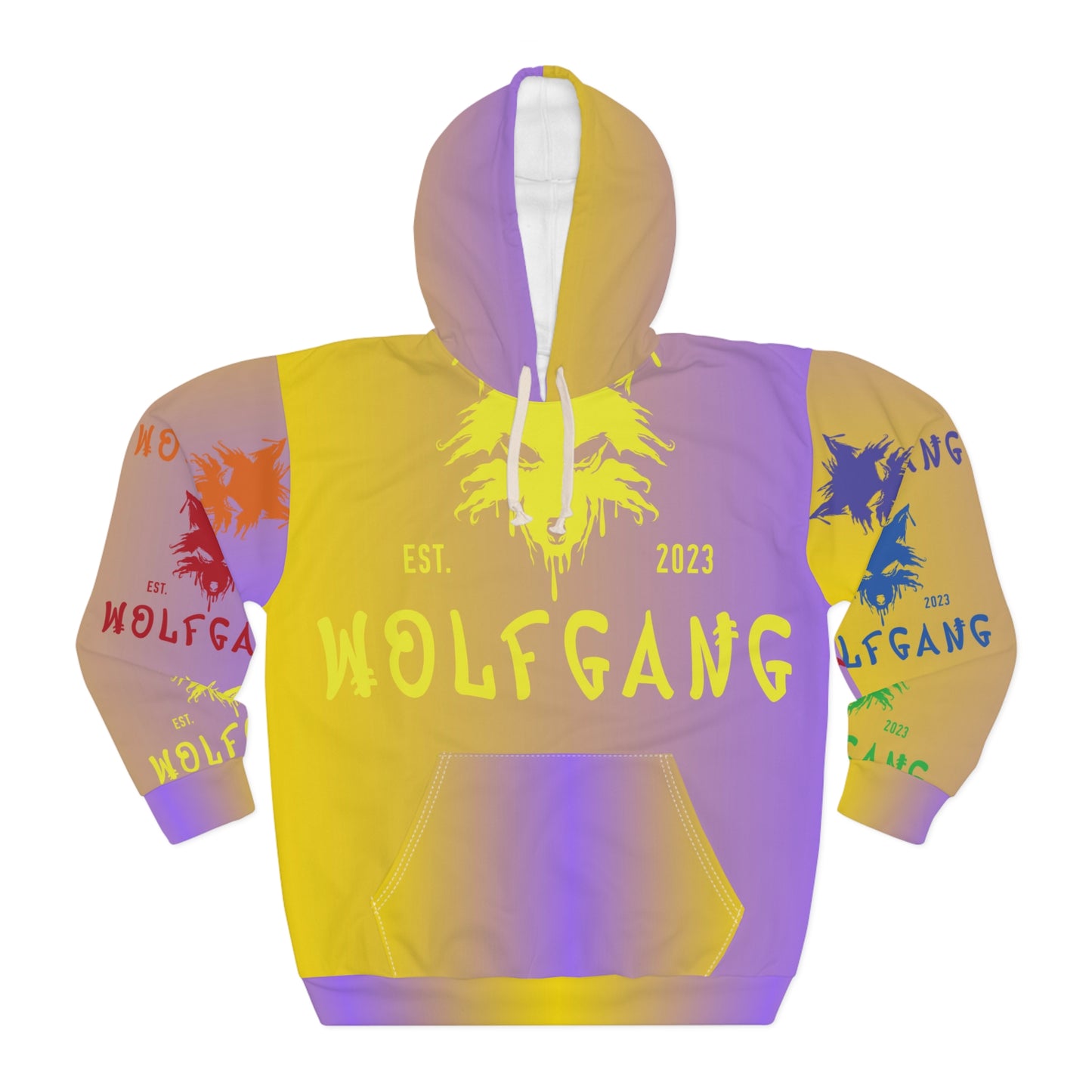 WOLFGANG Unisex Pullover Hoodie (AOP)