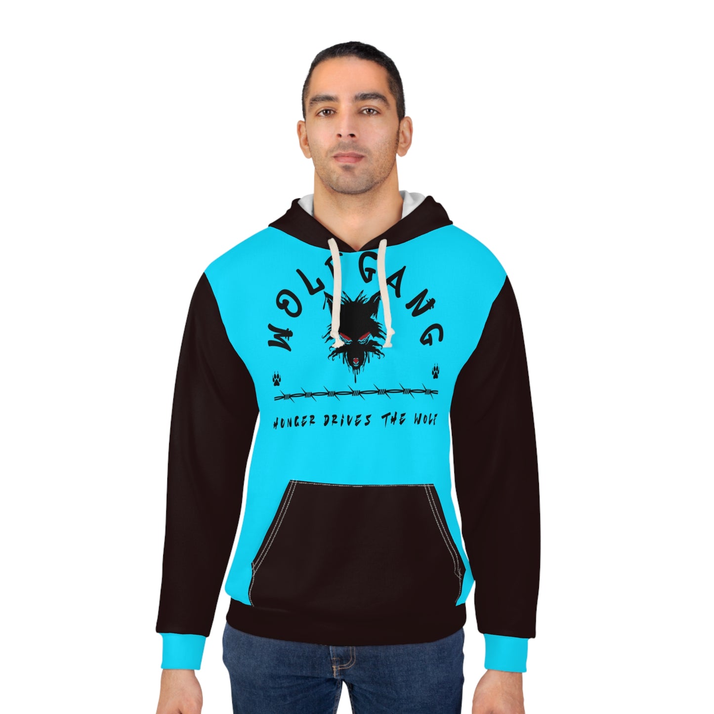 WOLFGANG Unisex Pullover Hoodie (AOP)