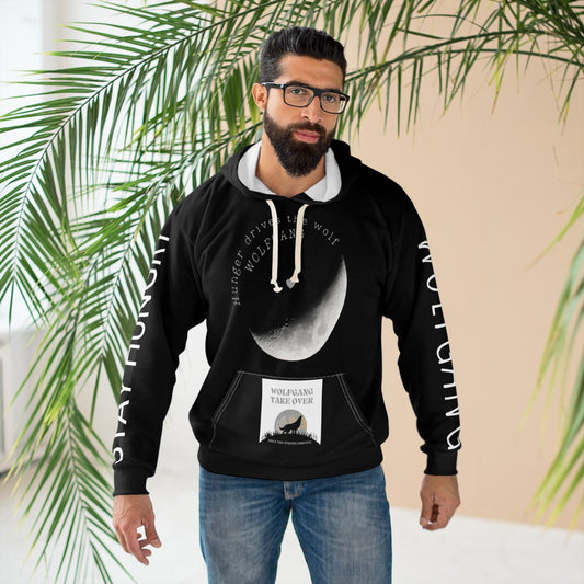 WOLFGANG Unisex Pullover Hoodie (AOP)