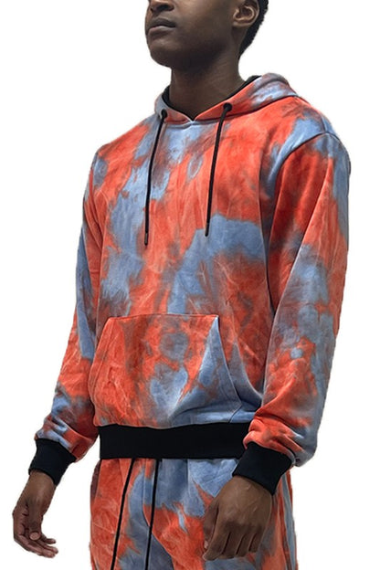 Mens Cotton Tye Dye Hoodie sweater