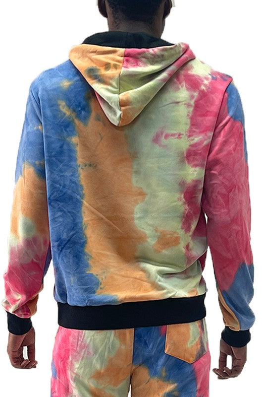 Mens Cotton Tye Dye Hoodie sweater