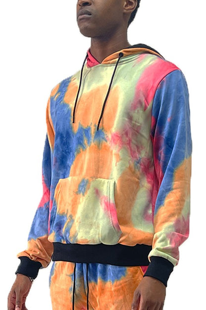 Mens Cotton Tye Dye Hoodie sweater