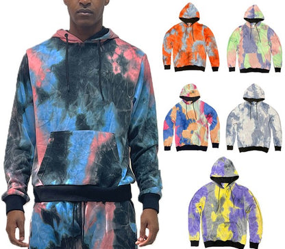 Mens Cotton Tye Dye Hoodie sweater