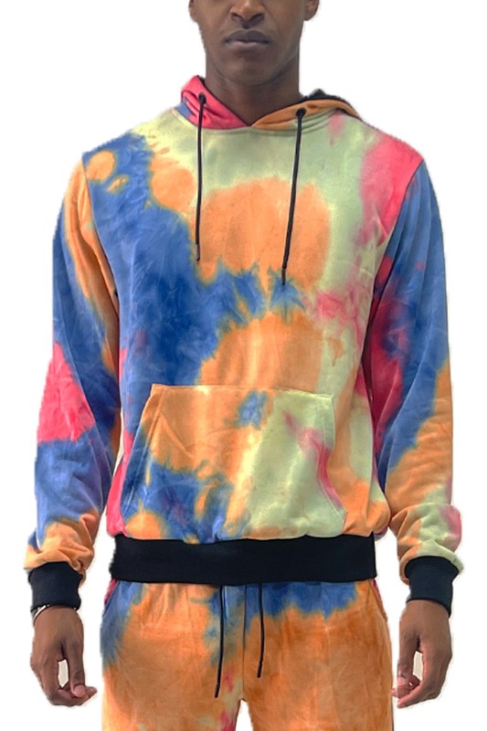 Mens Cotton Tye Dye Hoodie sweater