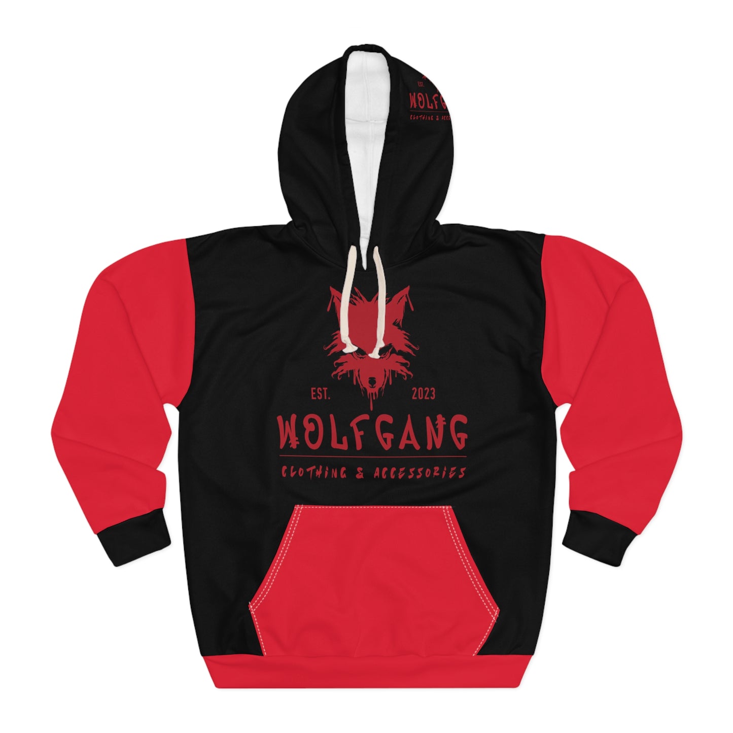 WOLFGANG Unisex Pullover Hoodie (AOP)