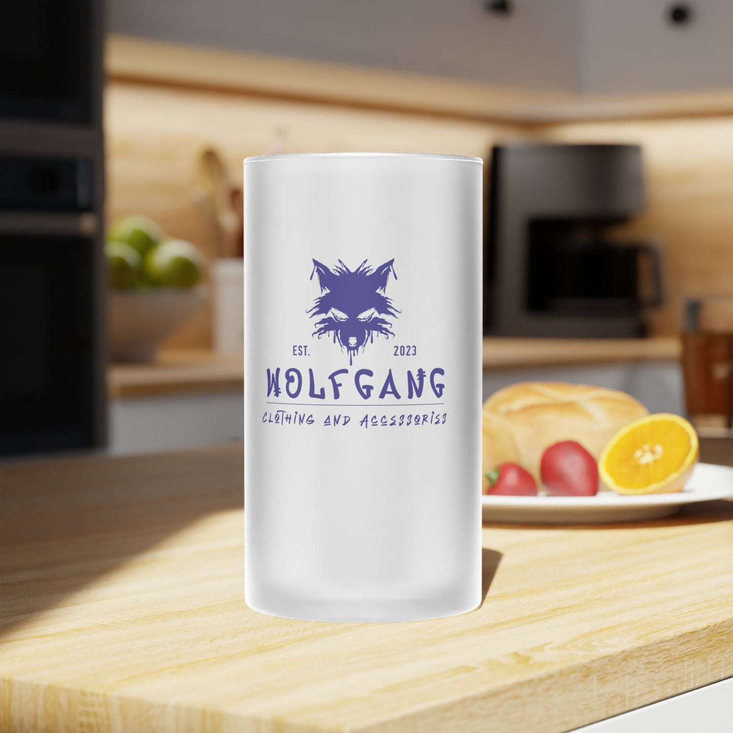 WOLFGANG Frosted Glass Beer Mug