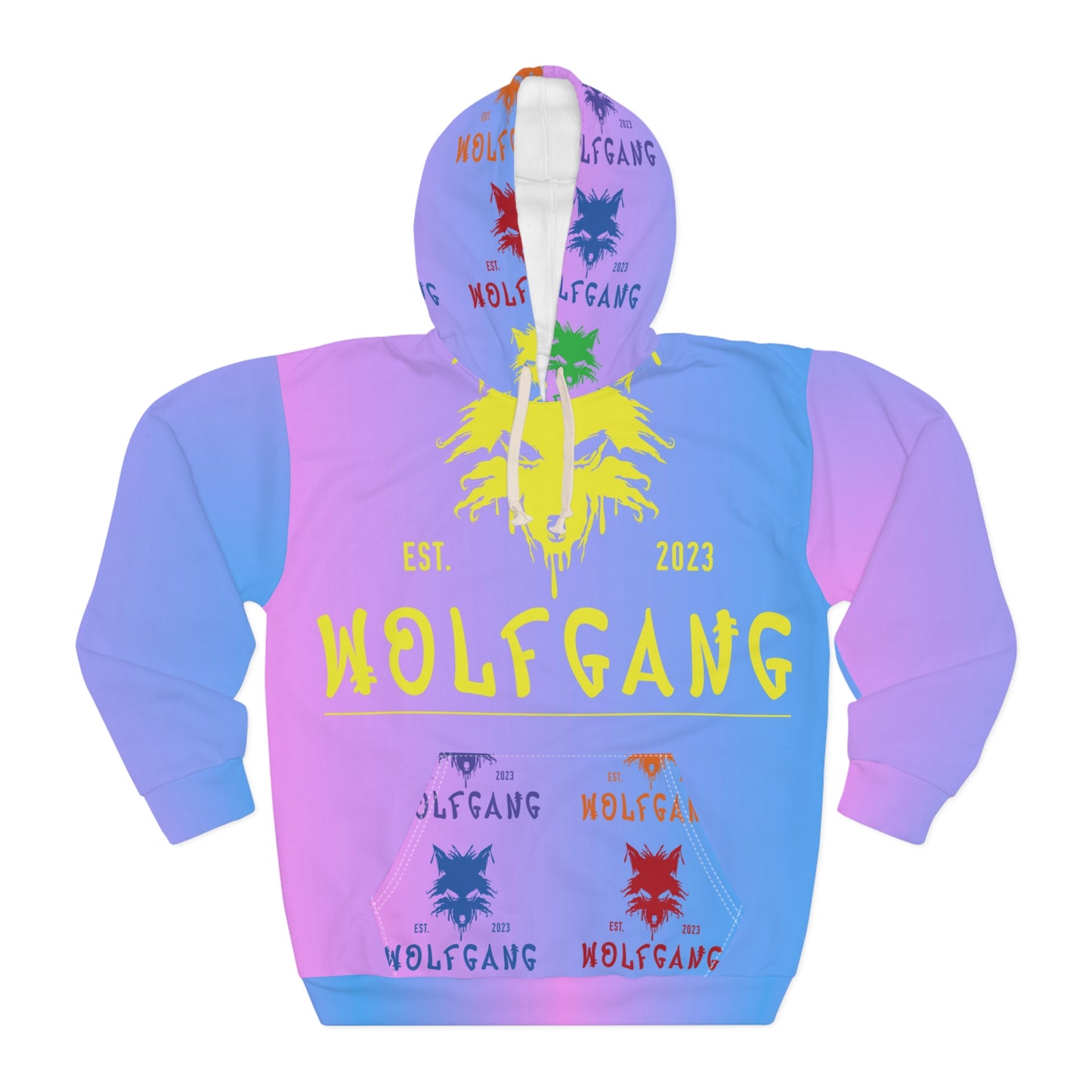 WOLFGANG Unisex Pullover Hoodie (AOP)