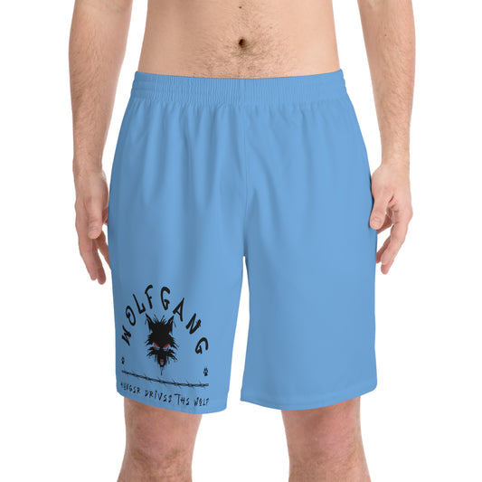 WOLFGANG Men's Elastic Beach Shorts (AOP)