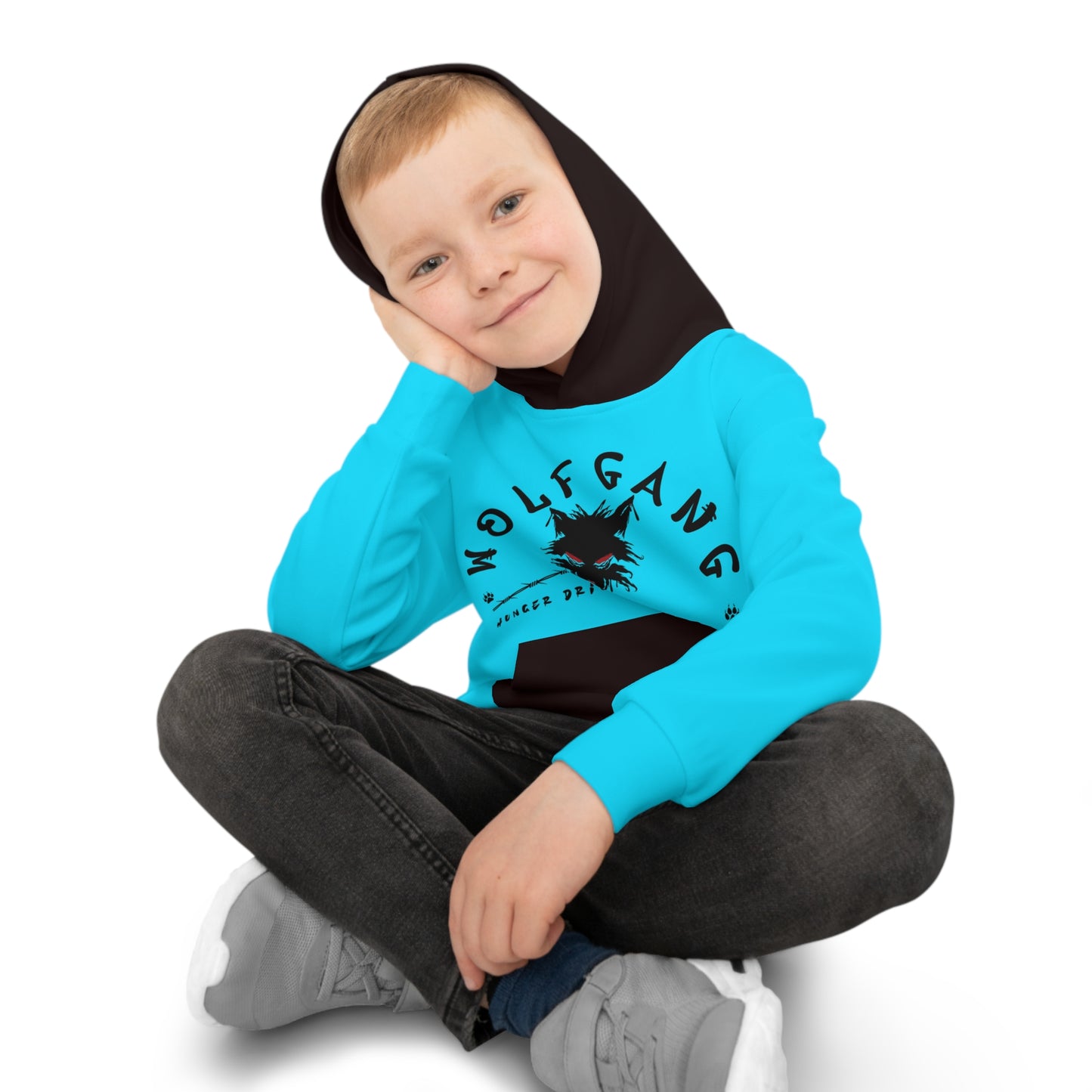 WOLFGANG Children's Hoodie (AOP)