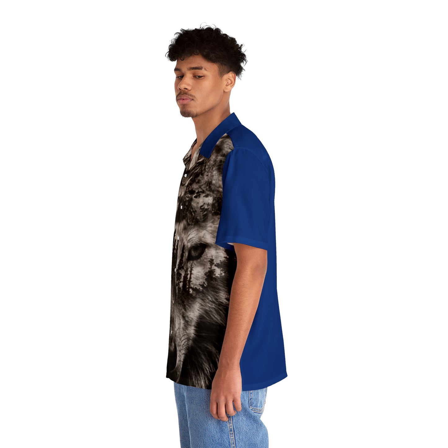 WOLFGANG Men's Hawaiian Shirt (AOP)