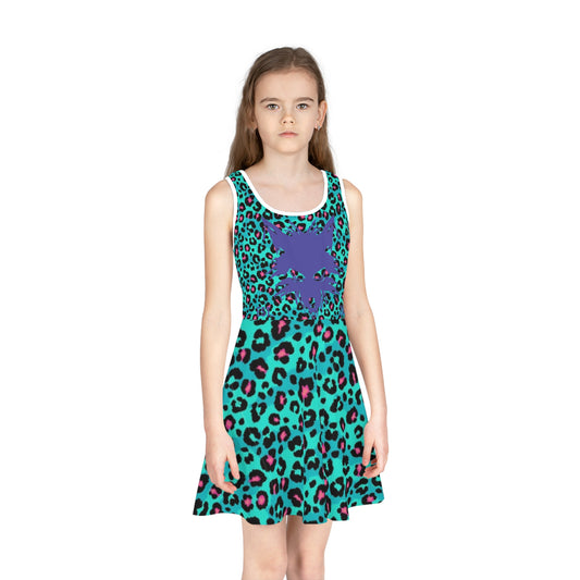 WOLFGANG Girls' Sleeveless (AOP) kids youth