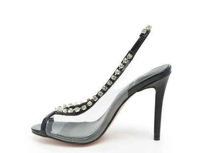 Camarine Clear Stiletto Sling-back