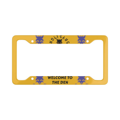 WOLFGANG License Plate Frame