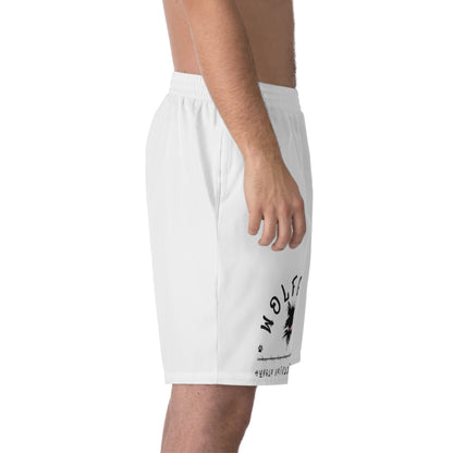 WOLFGANG Men's Elastic Beach Shorts (AOP)