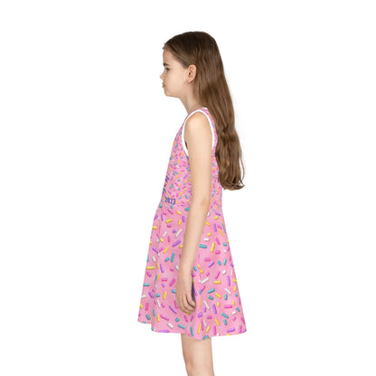 WOLFGANG Girls' Sleeveless (AOP) kids youth