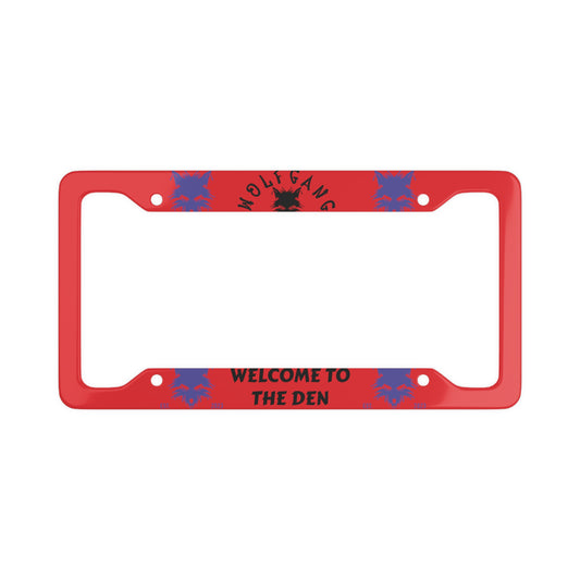 WOLFGANG License Plate Frame